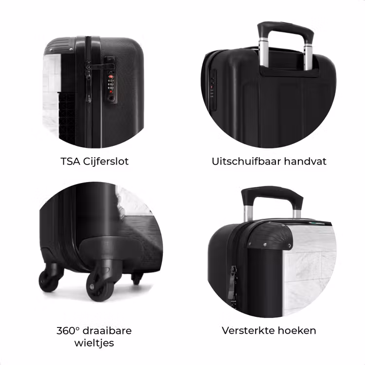 Koffer - Mensen - Schaduw - Dans - Zwart-wit - Liefde — 7