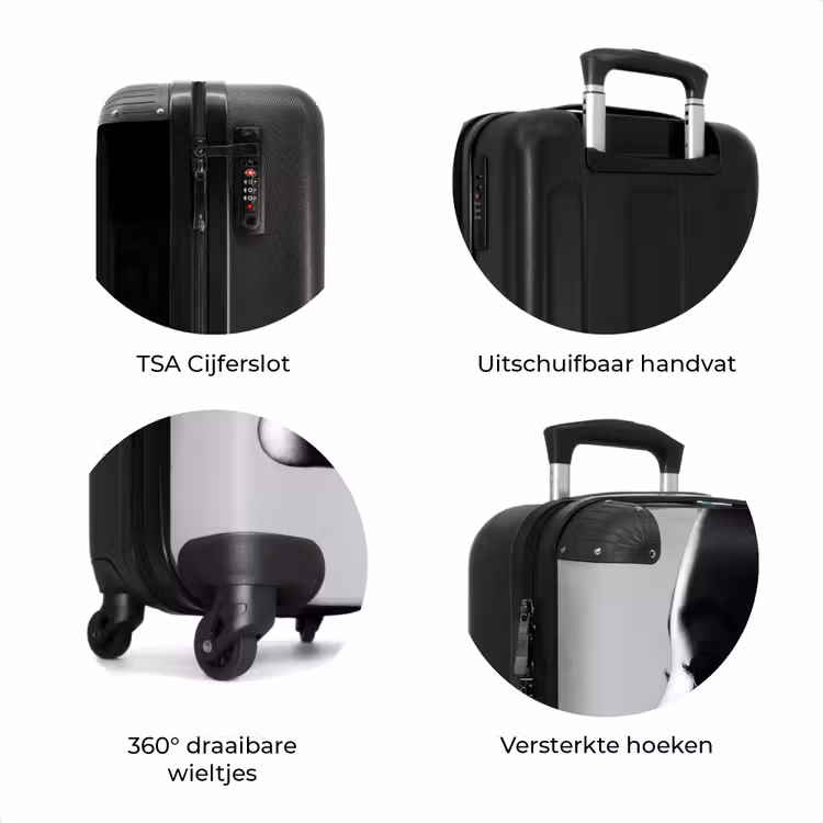 Koffer - Vrouw - Profiel - Mensen - Zwart-wit — 7
