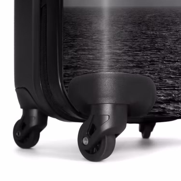 Koffer - Water - Boot - Lucht - Natuur - Zwart-wit — 6