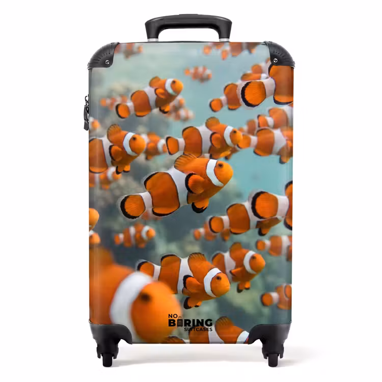 Koffer - Vis - School - Onderwater - Dieren - Oranje — 1
