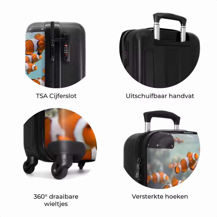 Koffer - Vis - School - Onderwater - Dieren - Oranje — 7