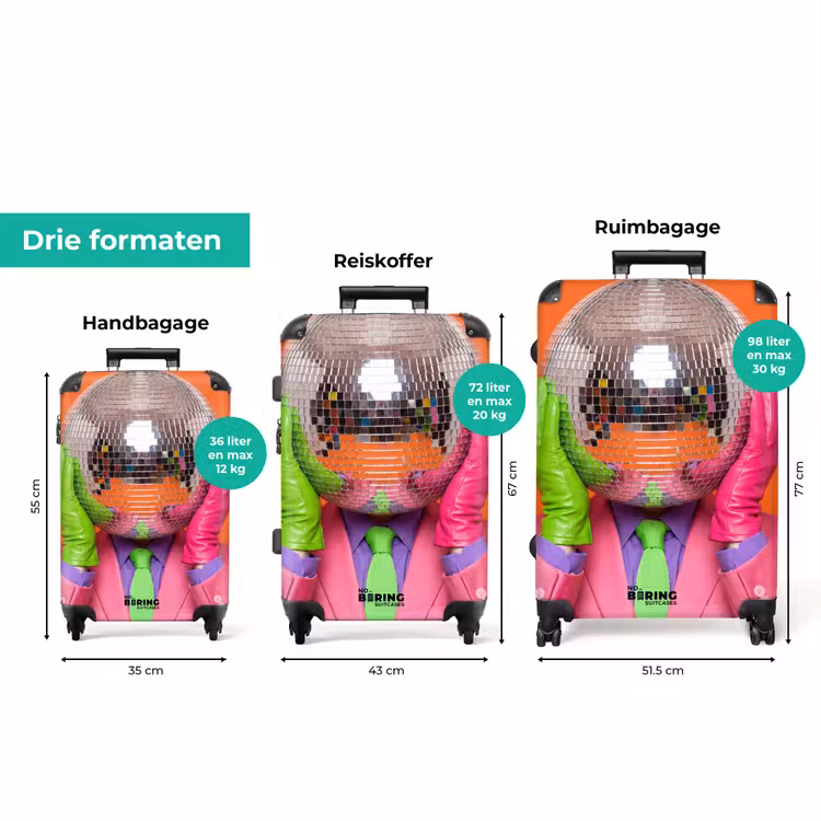 Koffer - Kunst - Disco bal - Kleurrijk - Modern - Studio — 8