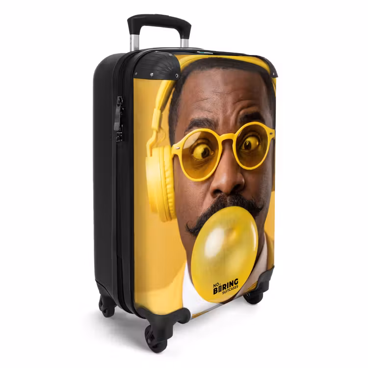 Koffer - Man - Bubblegum - Portret - Geel - Modern — 2