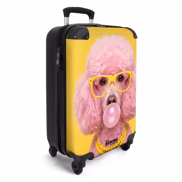 Koffer - Hond - Kauwgum - Dieren - Modern - Roze — 2