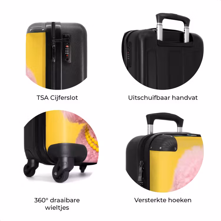 Koffer - Hond - Kauwgum - Dieren - Modern - Roze — 7