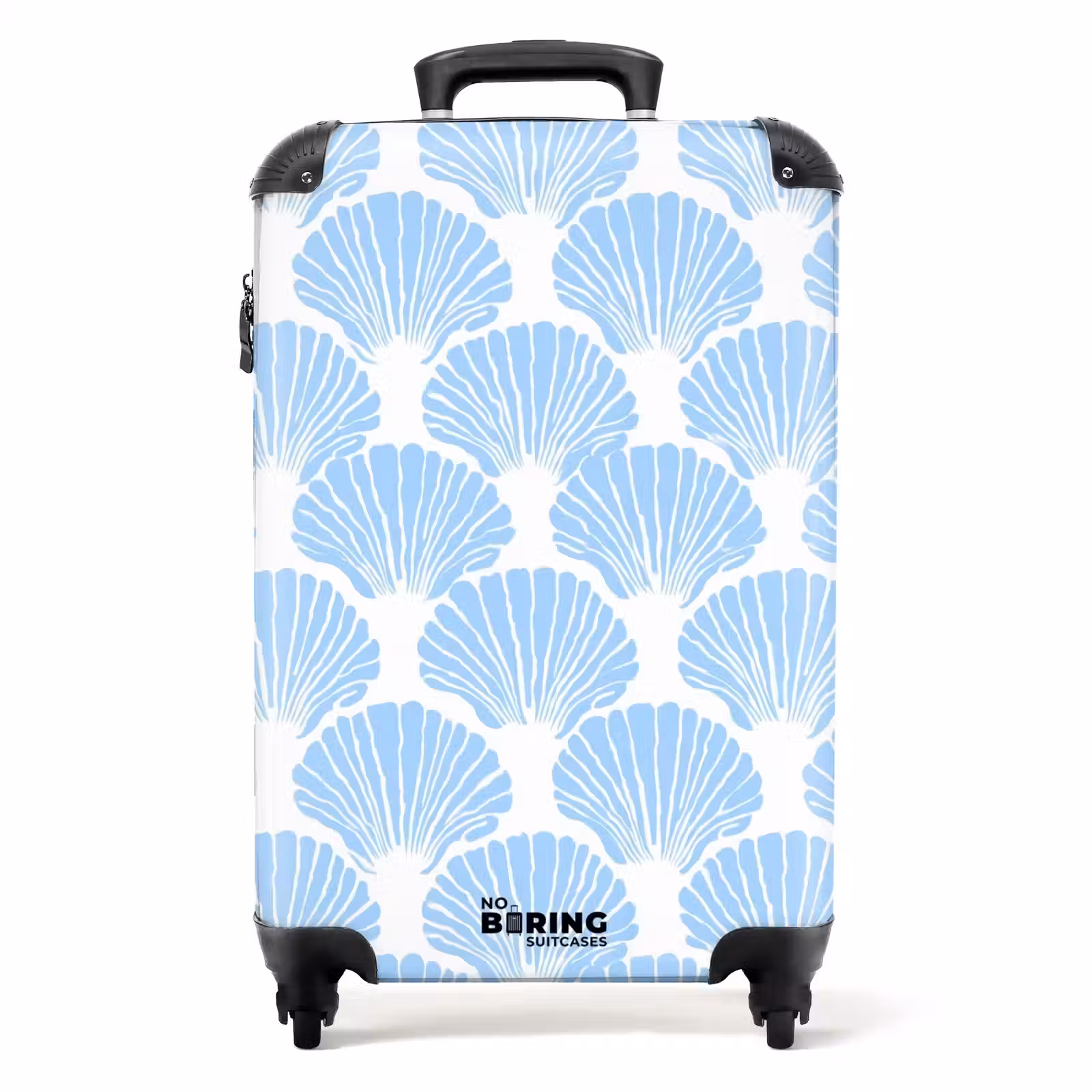 Koffer - Blauw - Wit - Schelpen - Grafisch - Structuur — 1