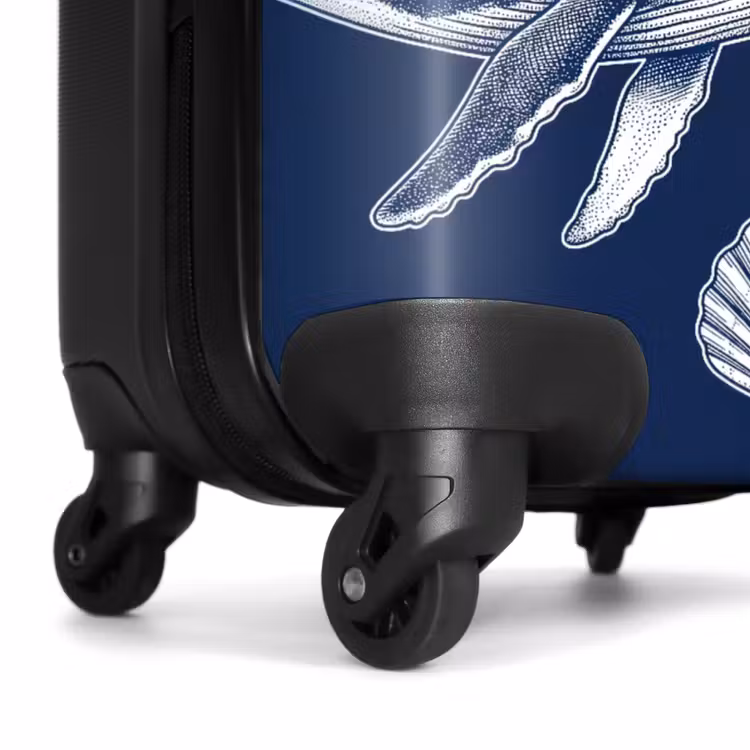 Koffer - Dieren - Zeeleven - Oceaan - Graveren - Blauw — 6