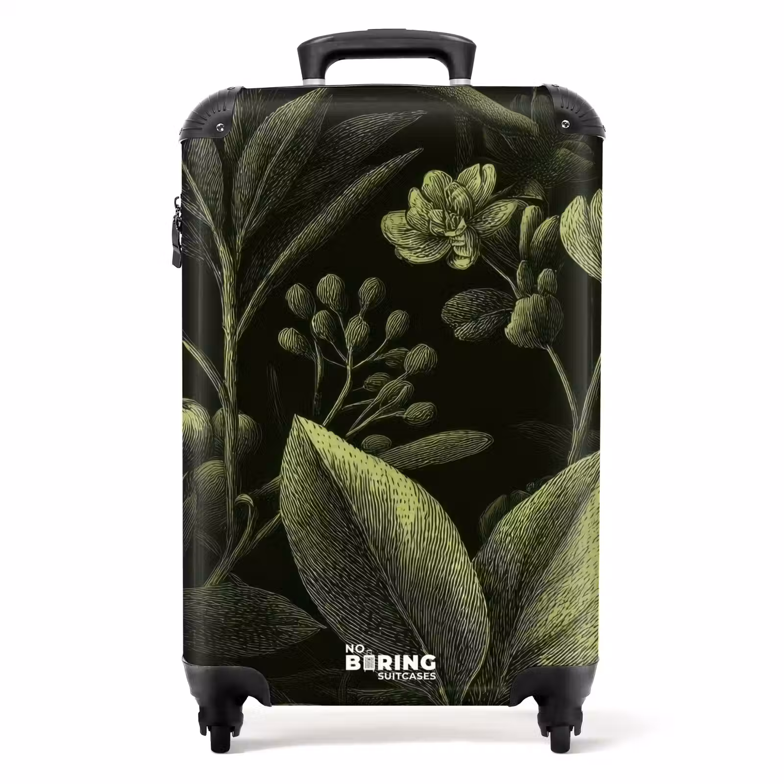 Koffer - Klassiek - Donker - Botanisch - Planten — 1
