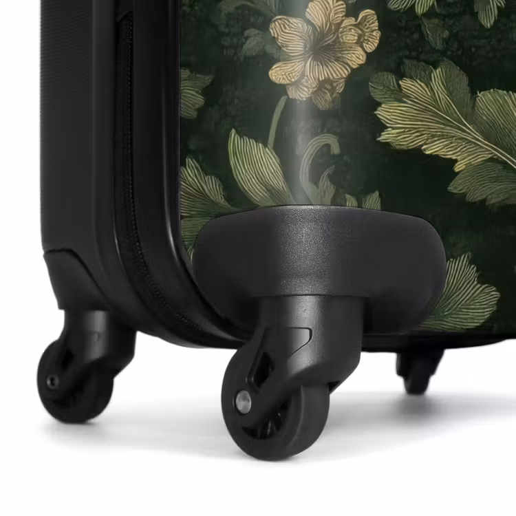 Koffer - Donker - Groen - Goud - Botanisch — 6