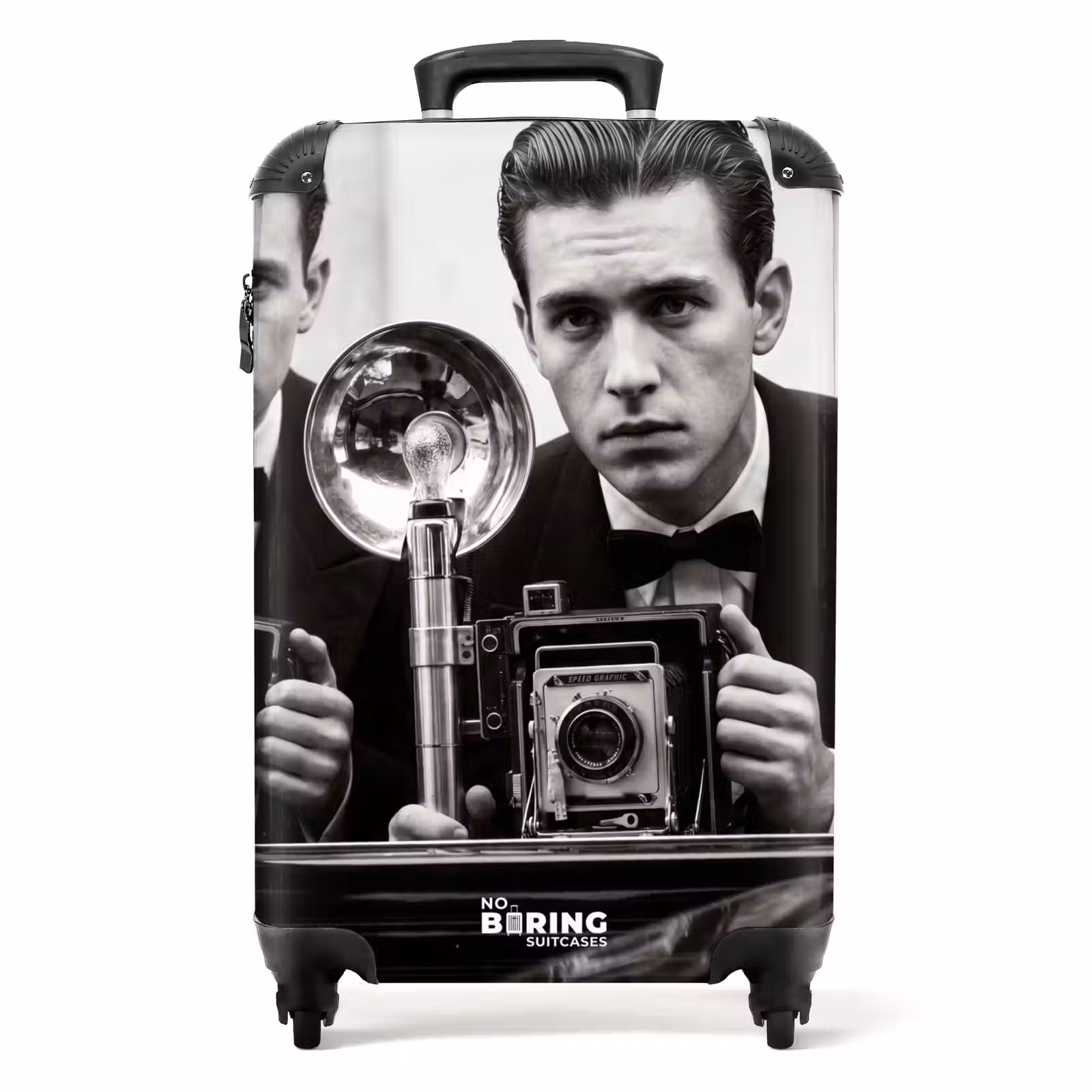 Koffer - Fotograaf - Camera - Vintage - Journalistiek - Zwart-wit — 1