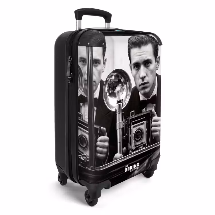 Koffer - Fotograaf - Camera - Vintage - Journalistiek - Zwart-wit — 2