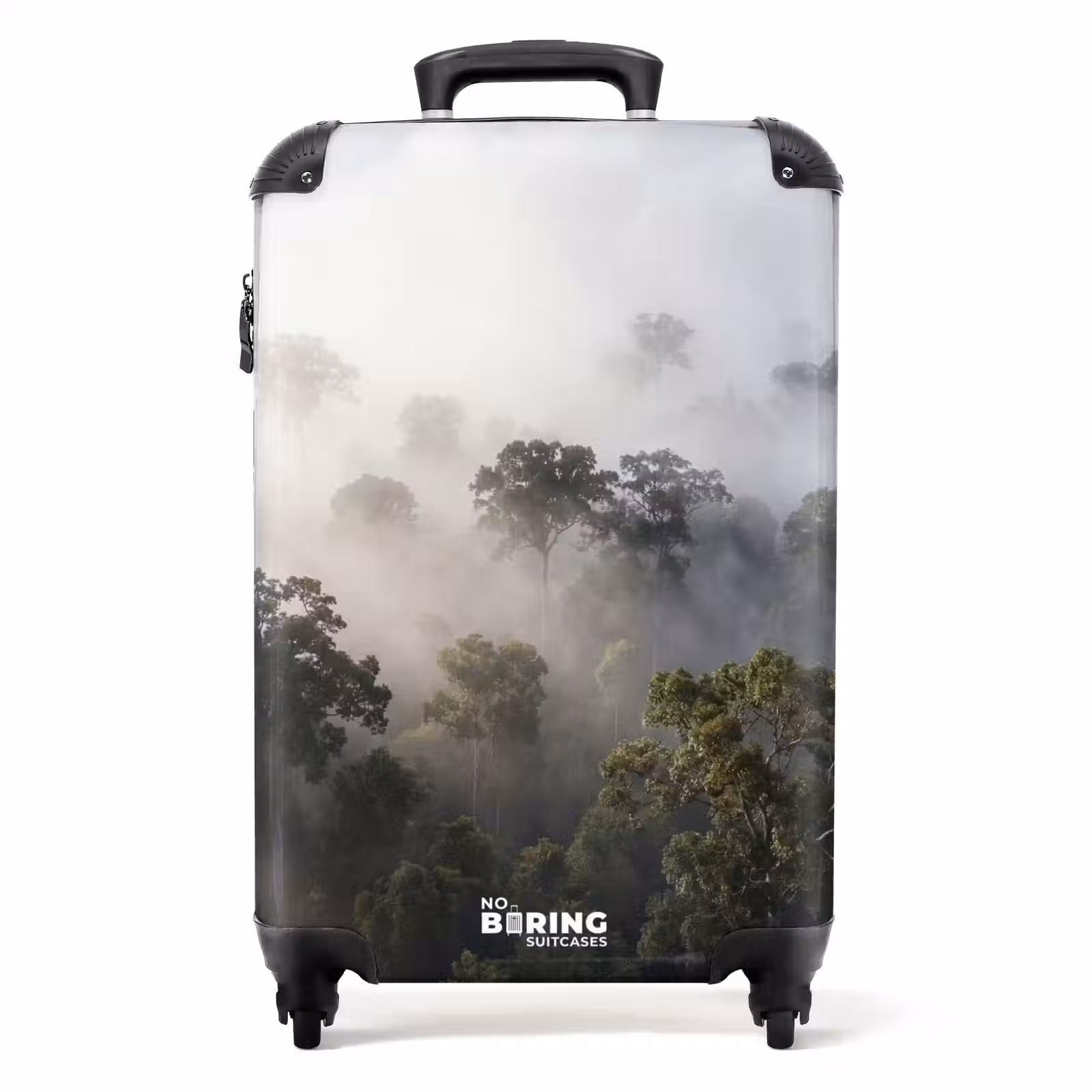 Koffer - Bos - Mist - Natuur - Groen — 1