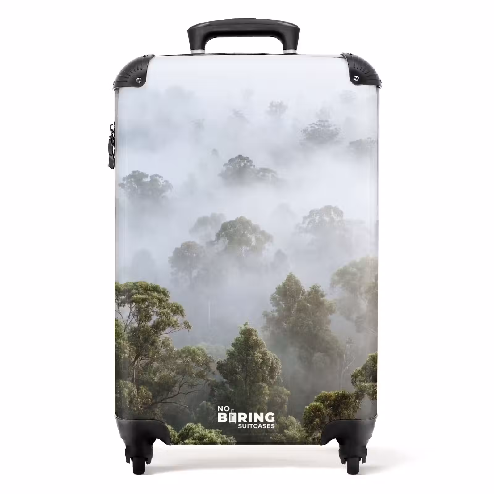 Koffer - Natuur - Mist - Bos - Ochtend - Goud — 1