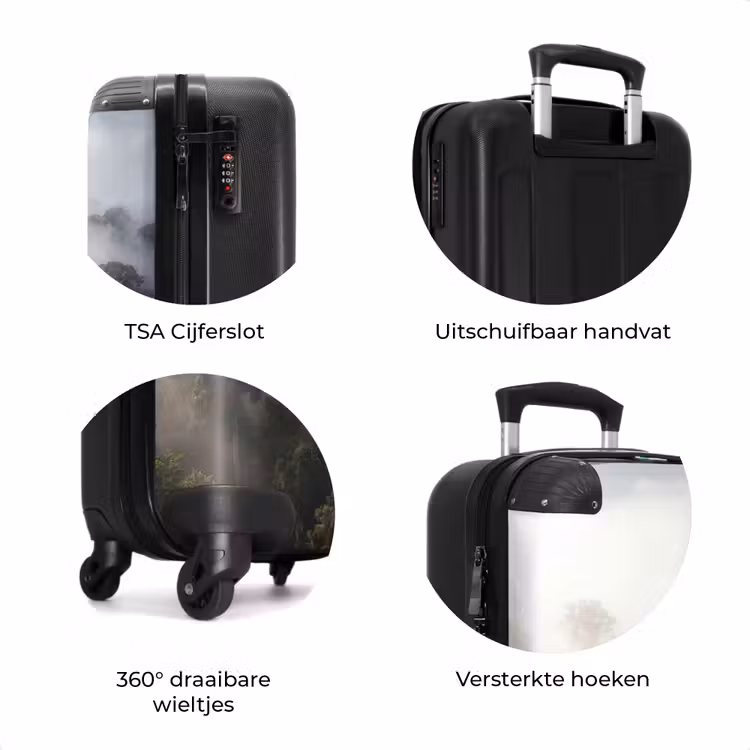Koffer - Bos - Mist - Natuur - Groen — 7
