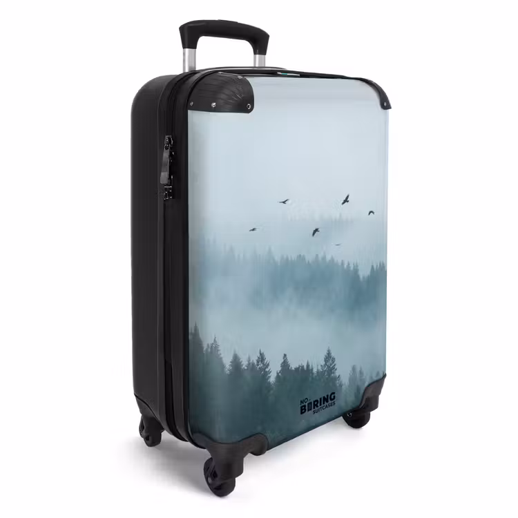 Koffer - Bos - Mist - Vogels - Natuur - Groen — 2