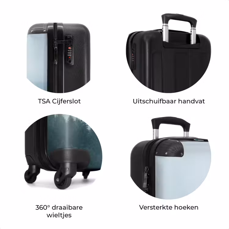 Koffer - Bos - Mist - Vogels - Natuur - Groen — 7