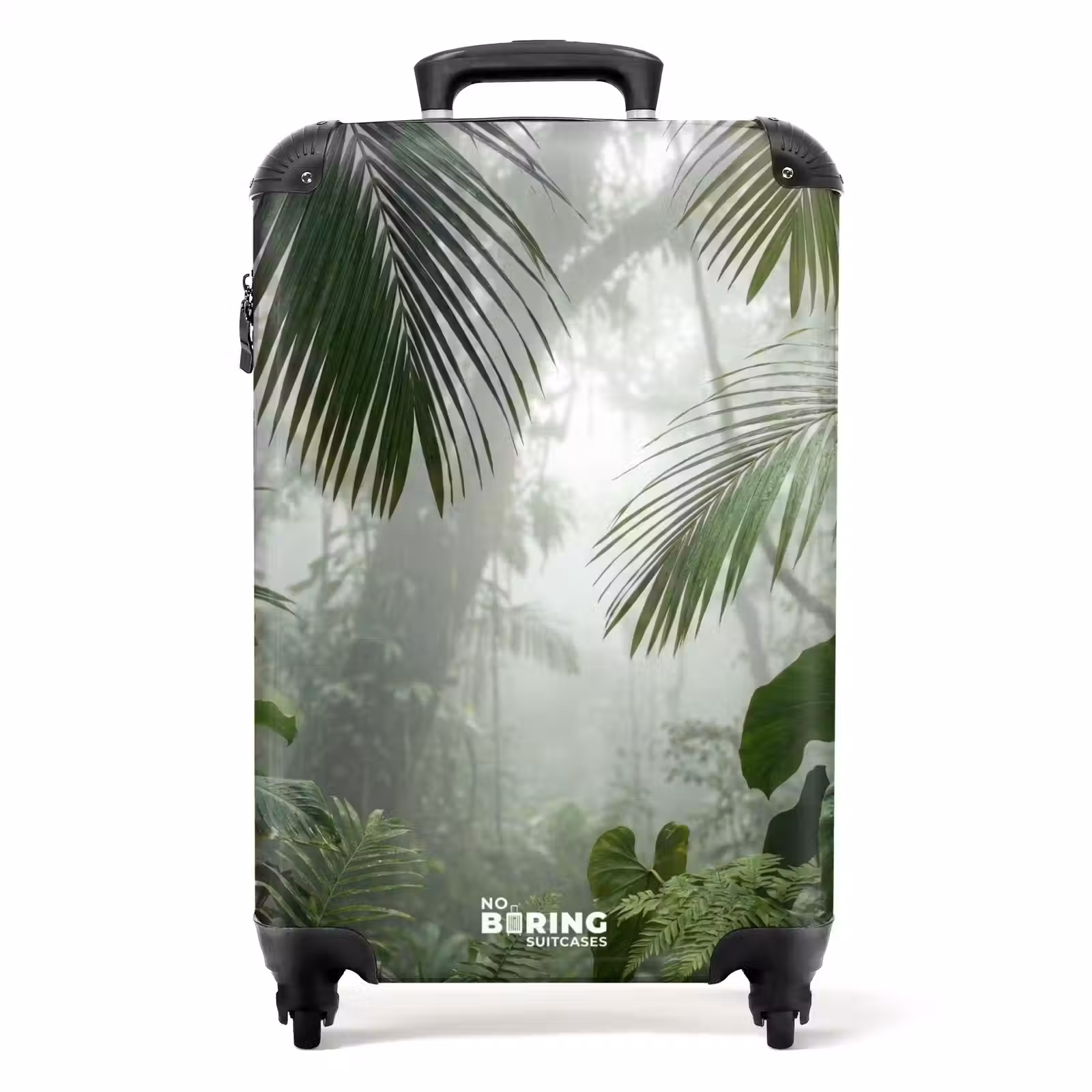 Koffer - Natuur - Jungle - Mist - Tropisch - Groen — 1