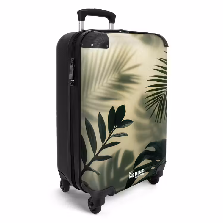 Koffer - Planten - Bladeren - Schaduwen - Groen - Modern — 2