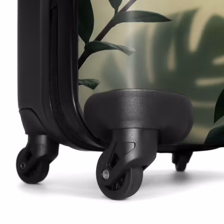 Koffer - Planten - Bladeren - Schaduwen - Groen - Modern — 6
