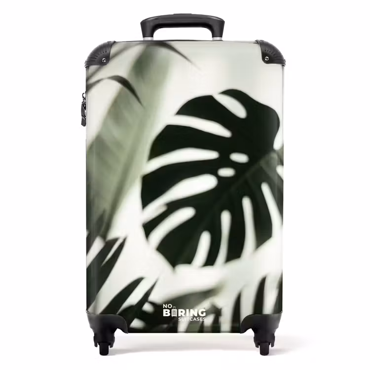 Koffer - Planten - Bladeren - Natuur - Minimalistisch - Groen — 1