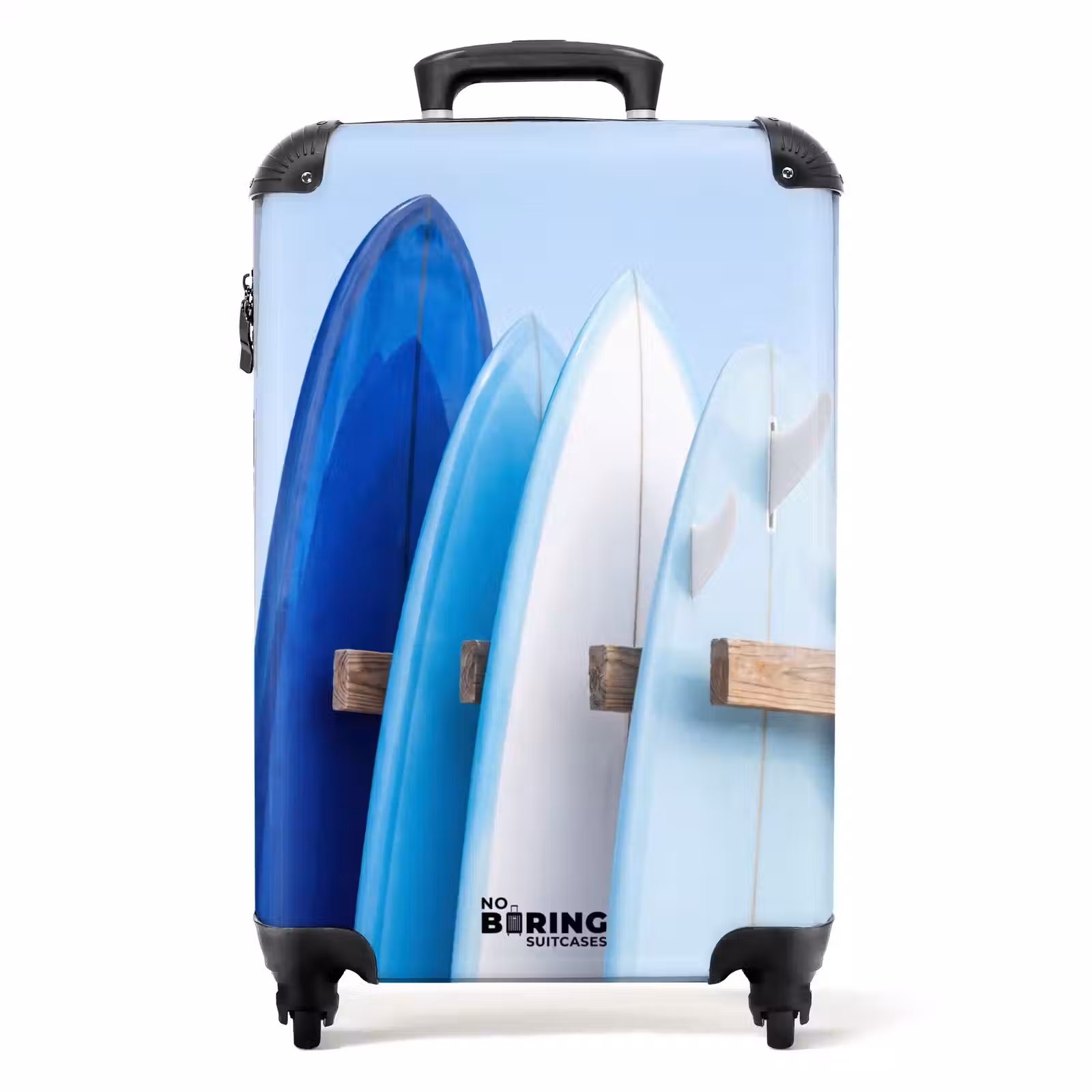 Koffer - Surfplank - Strand - Zomer - Blauw - Water — 1