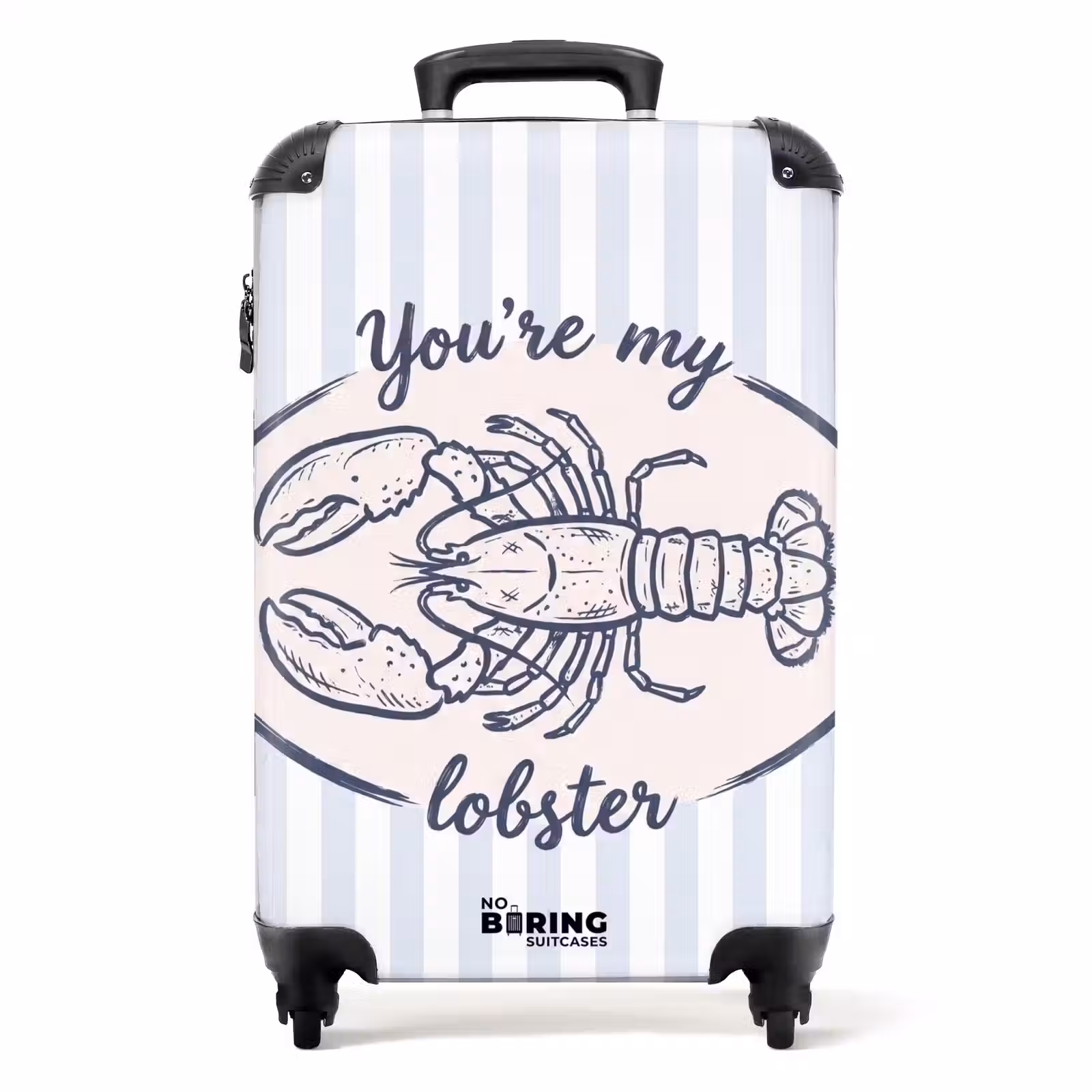 Koffer - Kreeft - Illustratie - Liefde - Blauw - Decoratie — 1