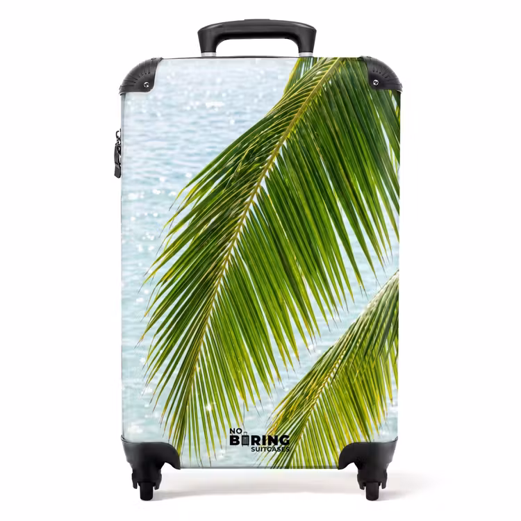 Koffer - Boom - Bladeren - Water - Tropisch - Groen — 1