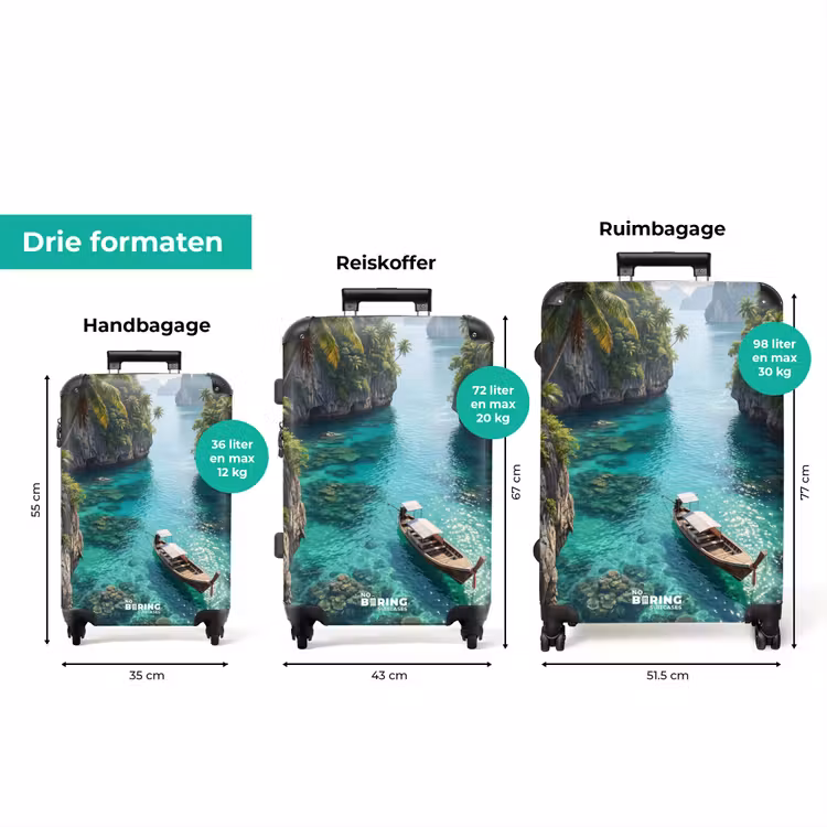 Koffer - Eiland - Tropisch - Water - Palmbomen - Natuur — 8