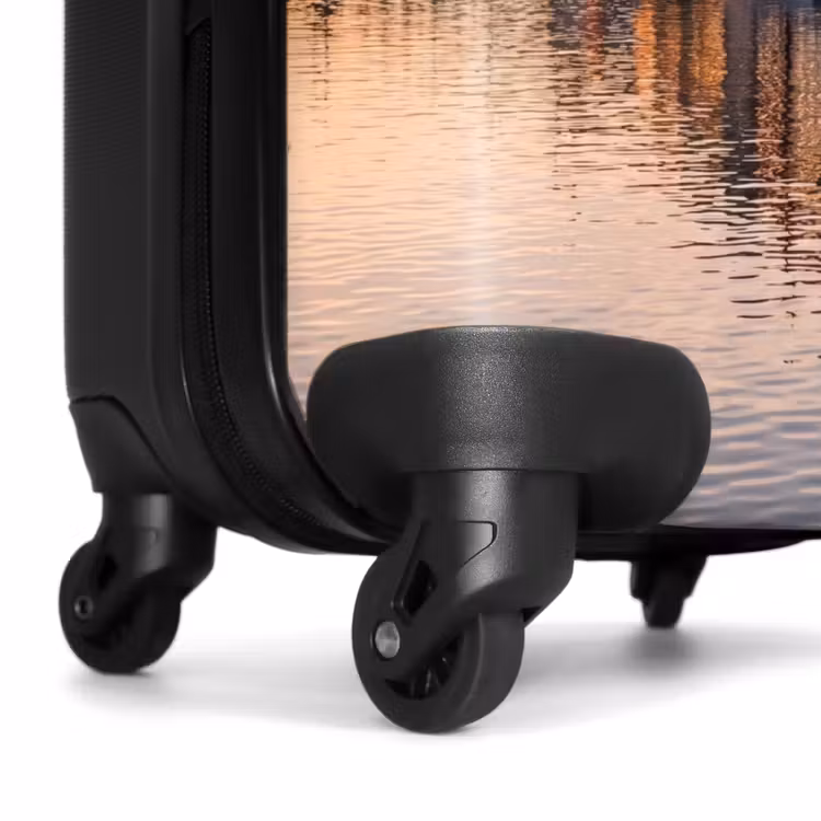 Koffer - Stad - Gracht - Zonsondergang - Klassiek - Kleurrijk — 6