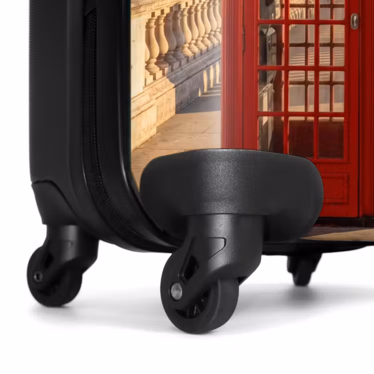 Koffer - Telefooncel - Rood - Londen - Stad - Architectuur — 6