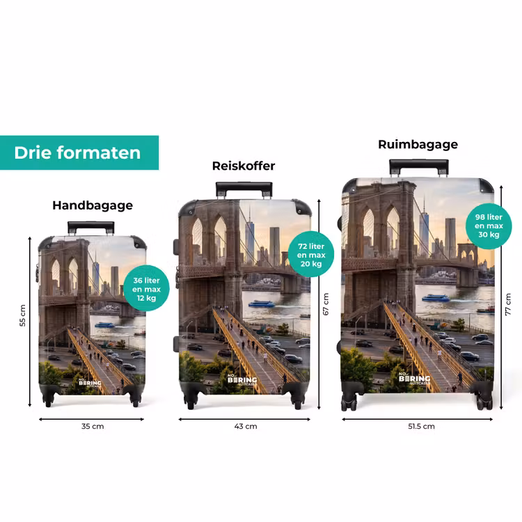 Koffer - Brug - Rivier - Stad - Zonsondergang - Architectuur — 8
