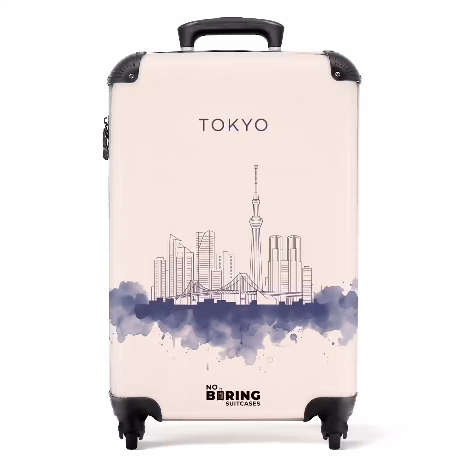 Koffer - Tokyo - Skyline - Stad - Abstract - Blauw — 1