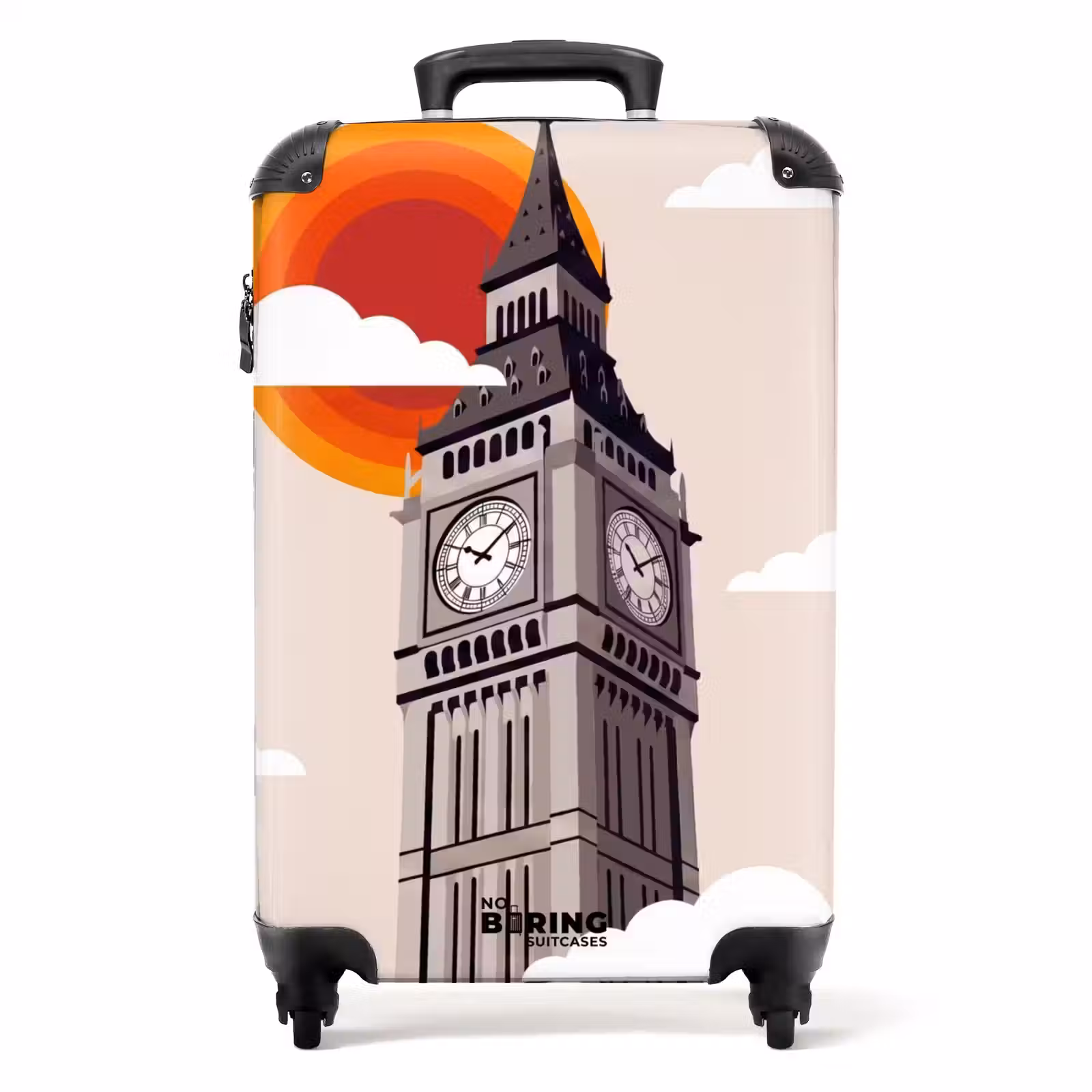 Koffer - Toren - Klok - Londen - Architectuur - Retro — 1