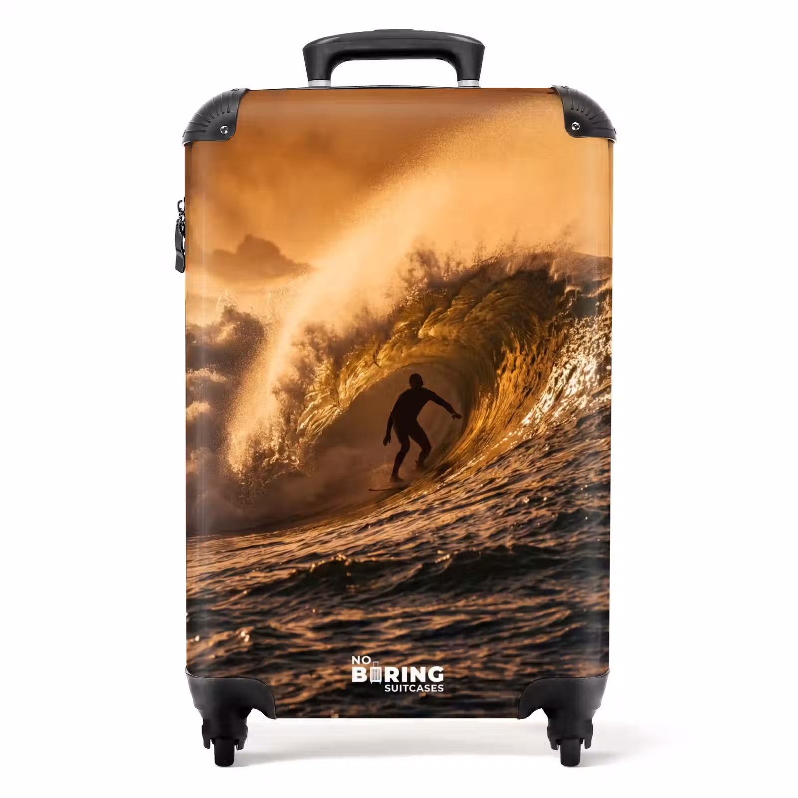Koffer - Surfer - Golf - Oceaan - Sport - Oranje — 1