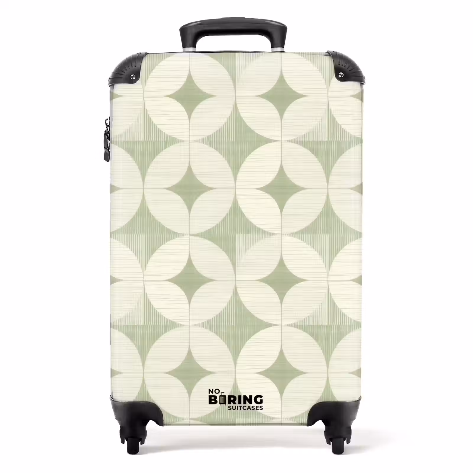 Koffer - Saliegroen - Geometrisch - Retro — 1