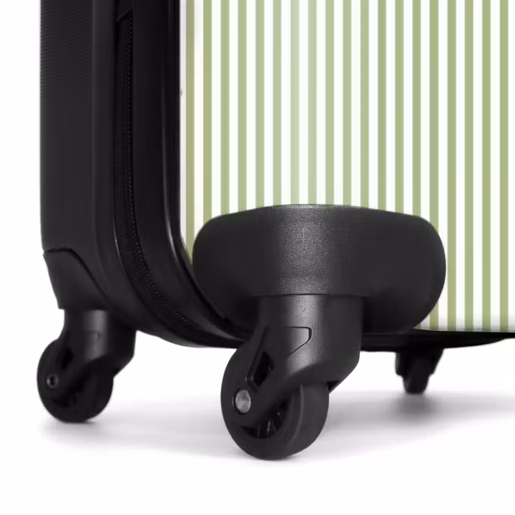 Koffer - Saliegroen - Strepen - Minimalistisch - Patroon — 6