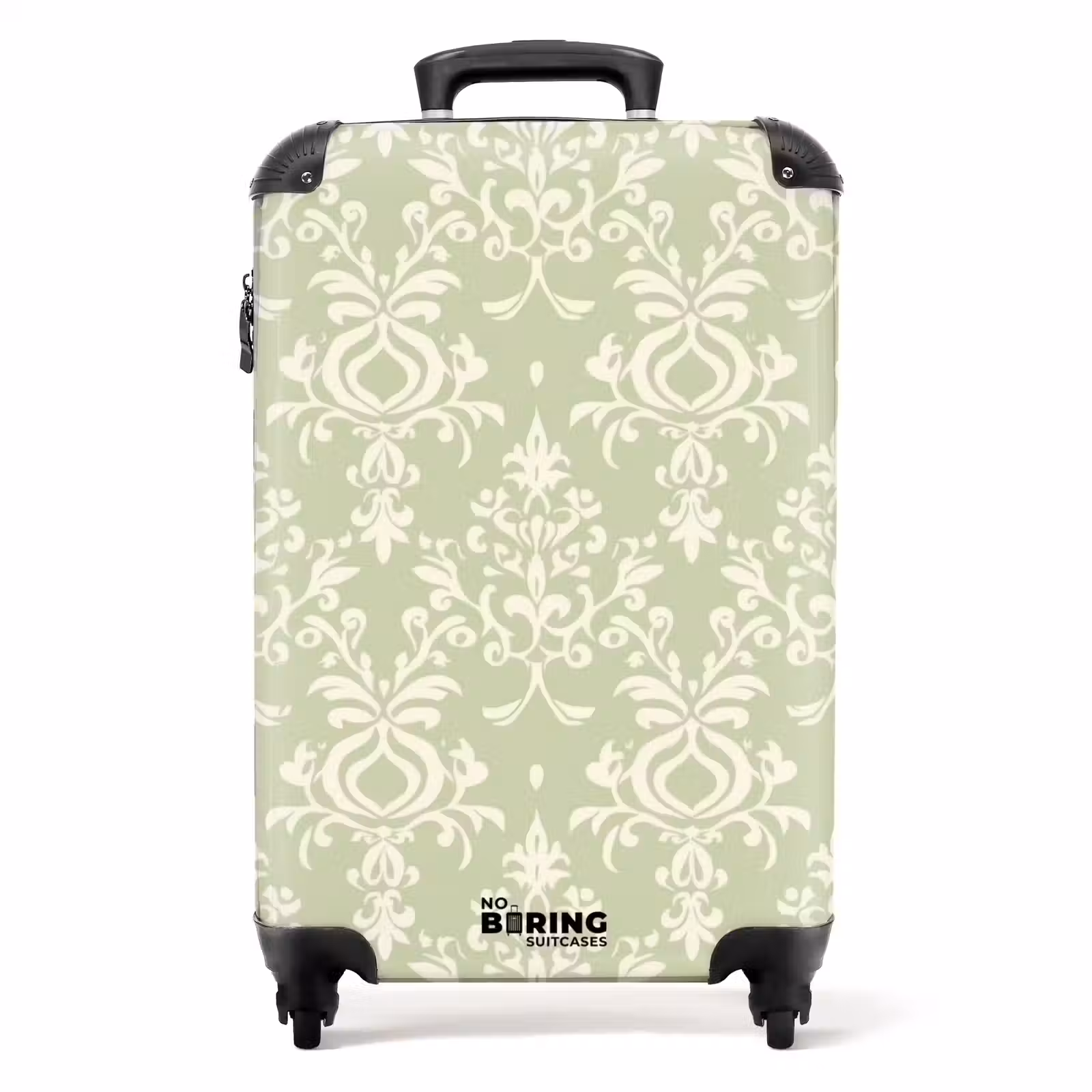 Koffer - Saliegroen - Barok - Damast - Ornament - Patroon — 1