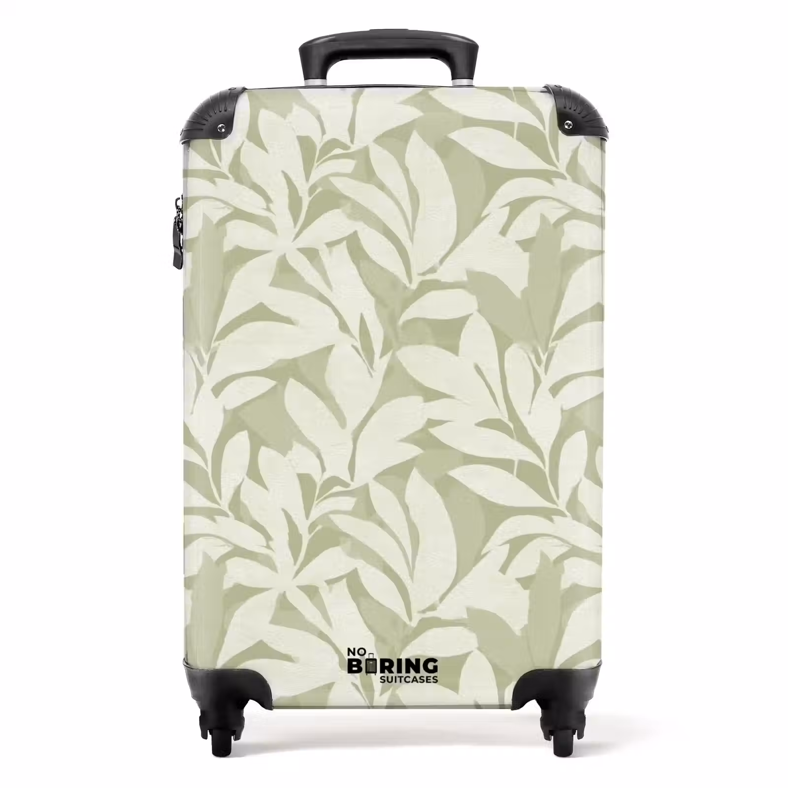 Koffer - Saliegroen - Botanisch - Minimalistisch - Patroon — 1