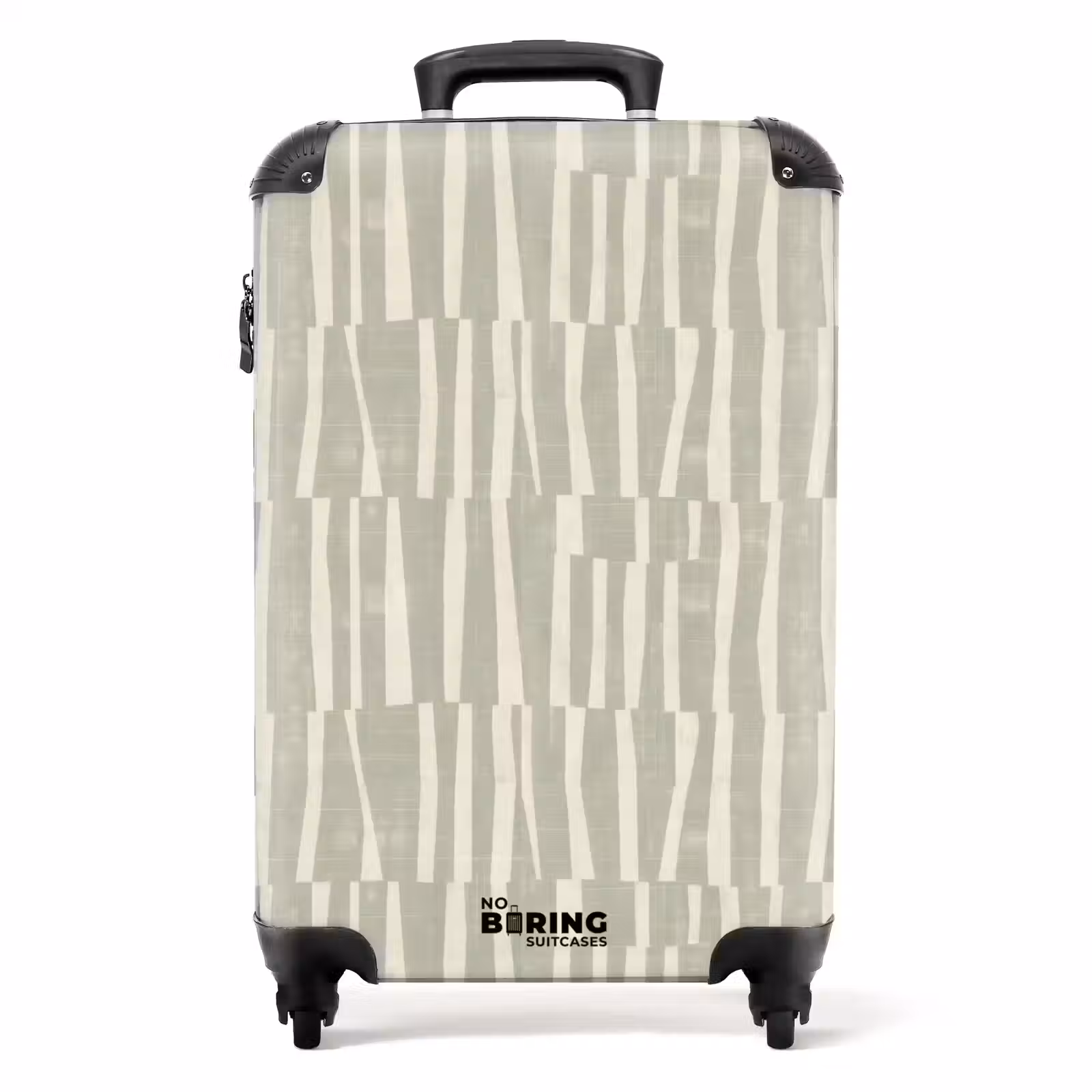 Koffer - Saliegroen - Strepen - Geometrisch - Textuur - Patroon — 1