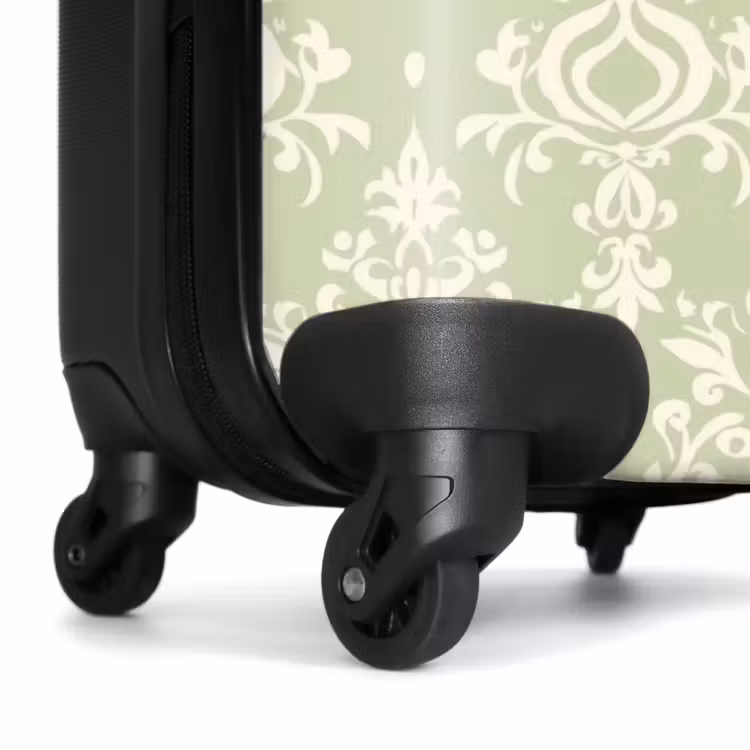 Koffer - Saliegroen - Barok - Damast - Ornament - Patroon — 6