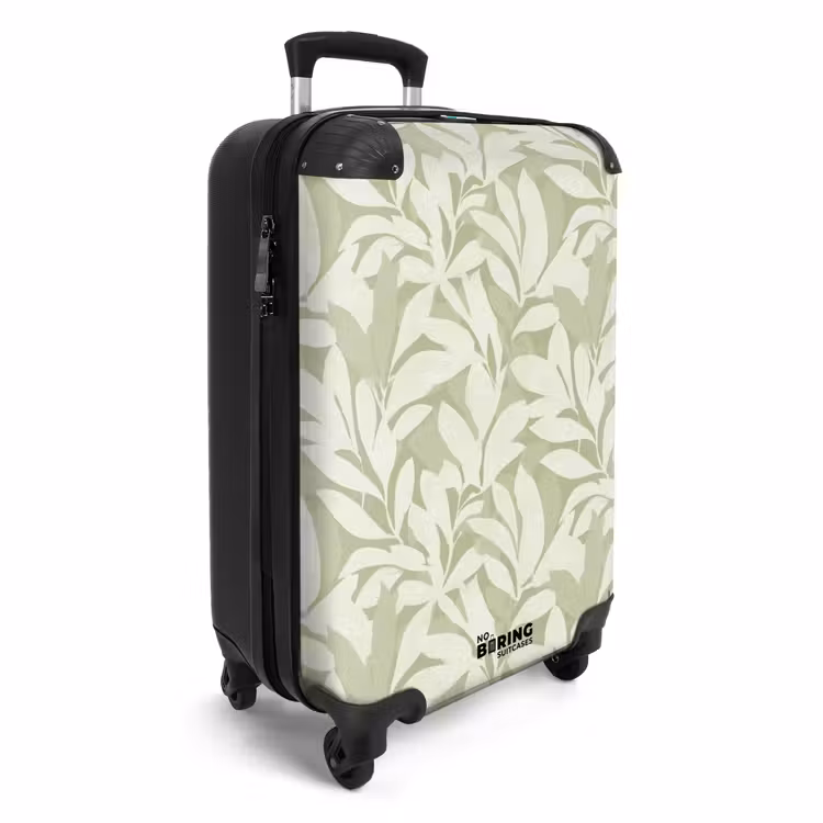 Koffer - Saliegroen - Botanisch - Minimalistisch - Patroon — 2