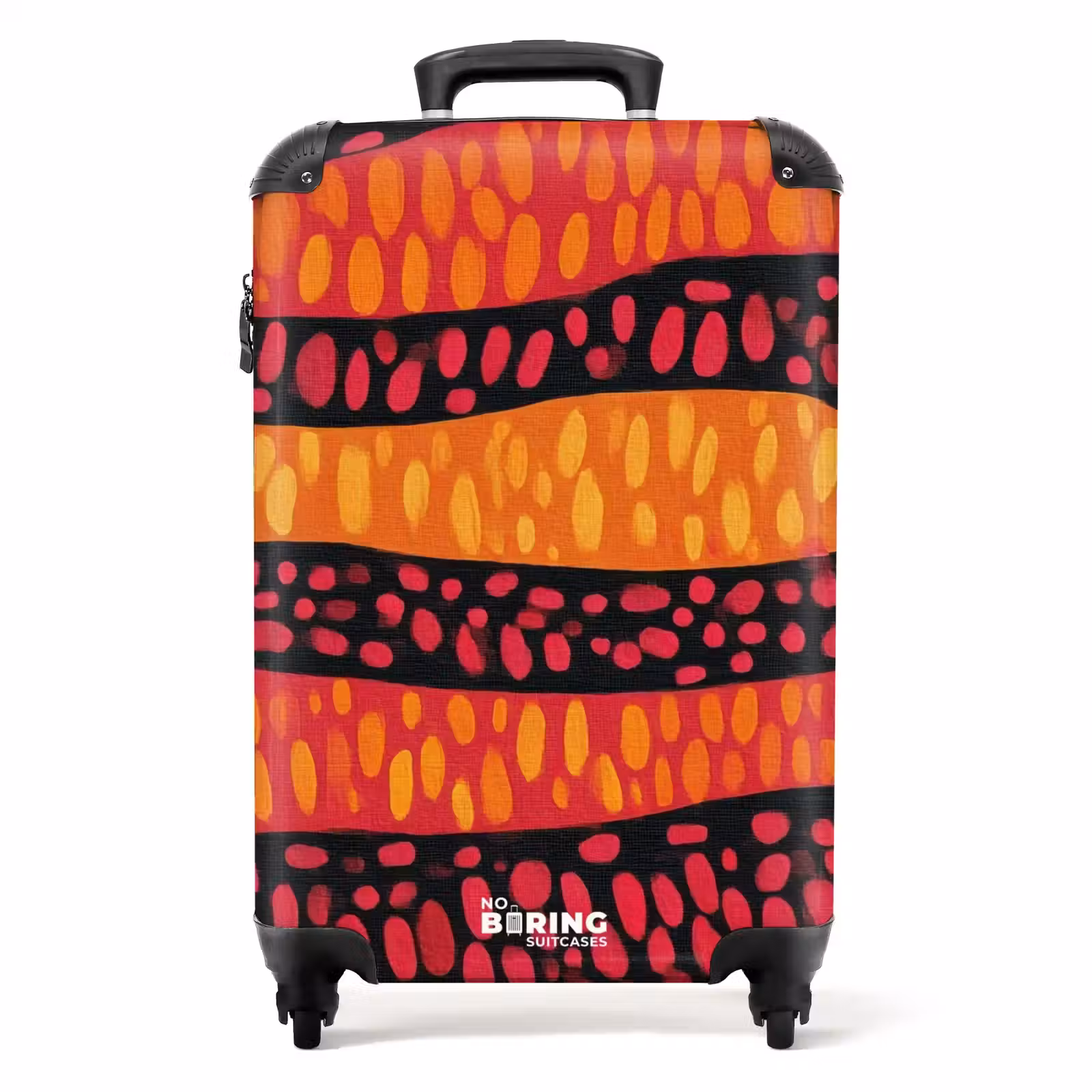 Koffer - Oranje - Roze - Expressief - Patroon — 1