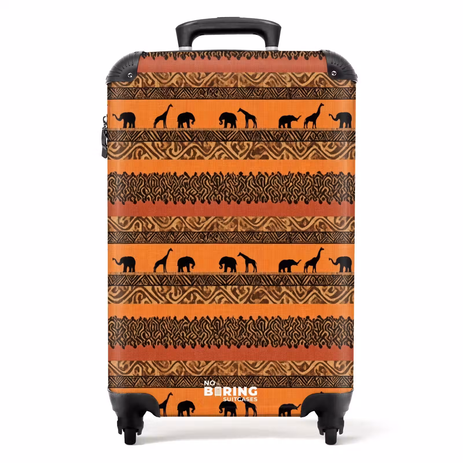 Koffer - Oranje - Safari - Afrikaans - Dieren - Patroon — 1