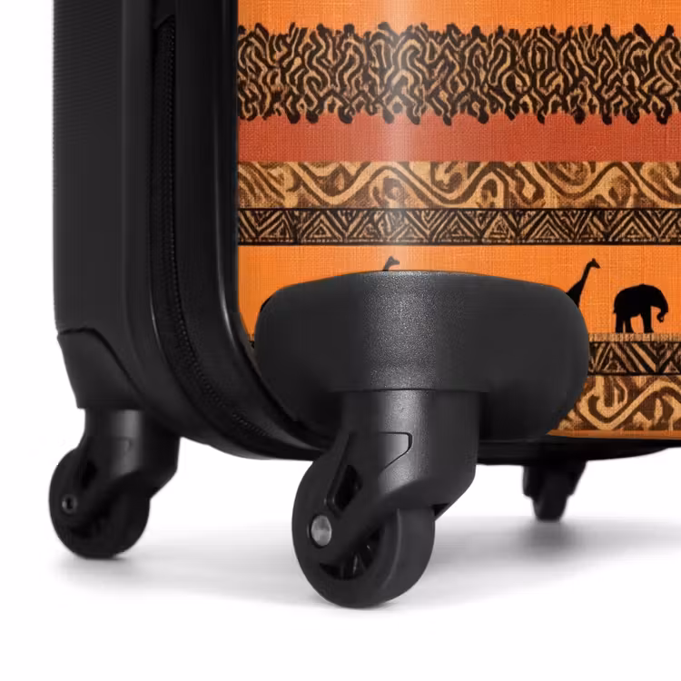 Koffer - Oranje - Safari - Afrikaans - Dieren - Patroon — 6