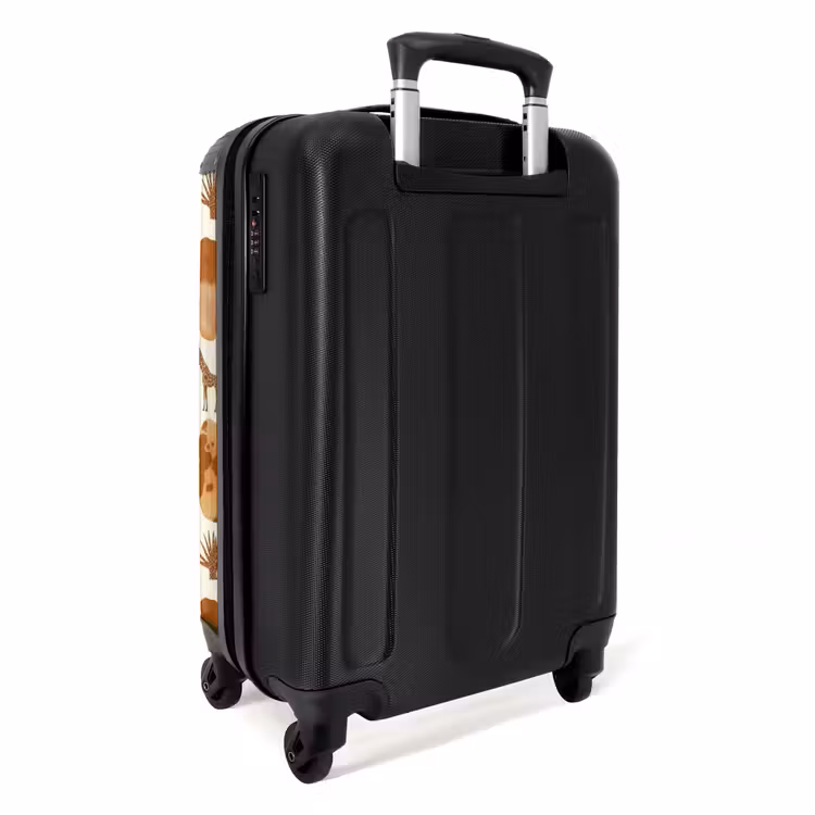 Koffer - Terracotta - Safari - Dieren - Patroon — 3