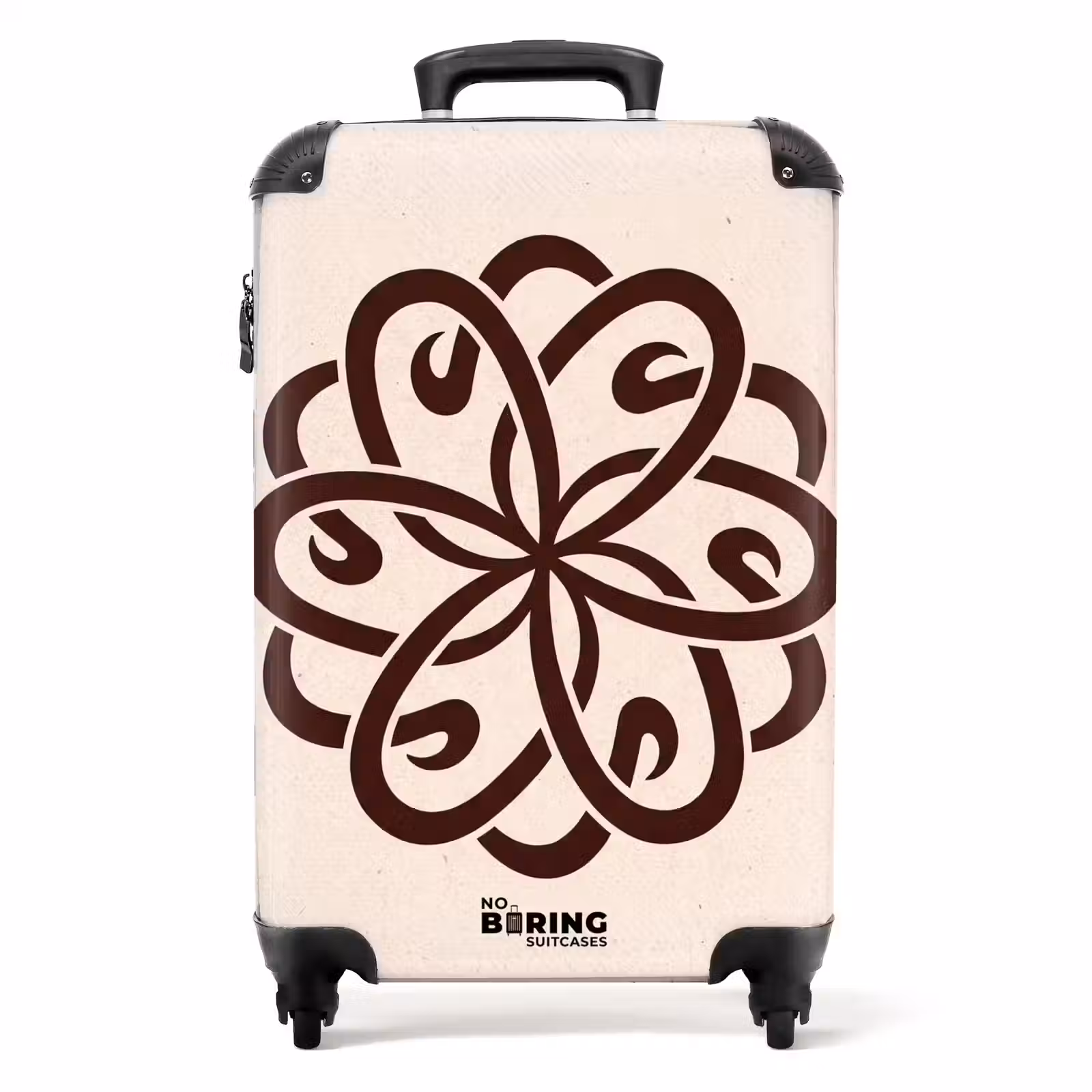 Koffer - Patroon - Knoop - Abstract - Modern - Bruin — 1