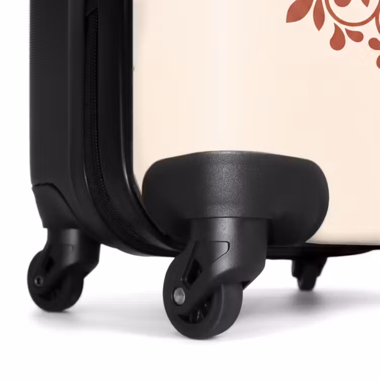 Koffer - Decoratie - Cirkel - Symmetrisch - Modern - Roodbruin — 6