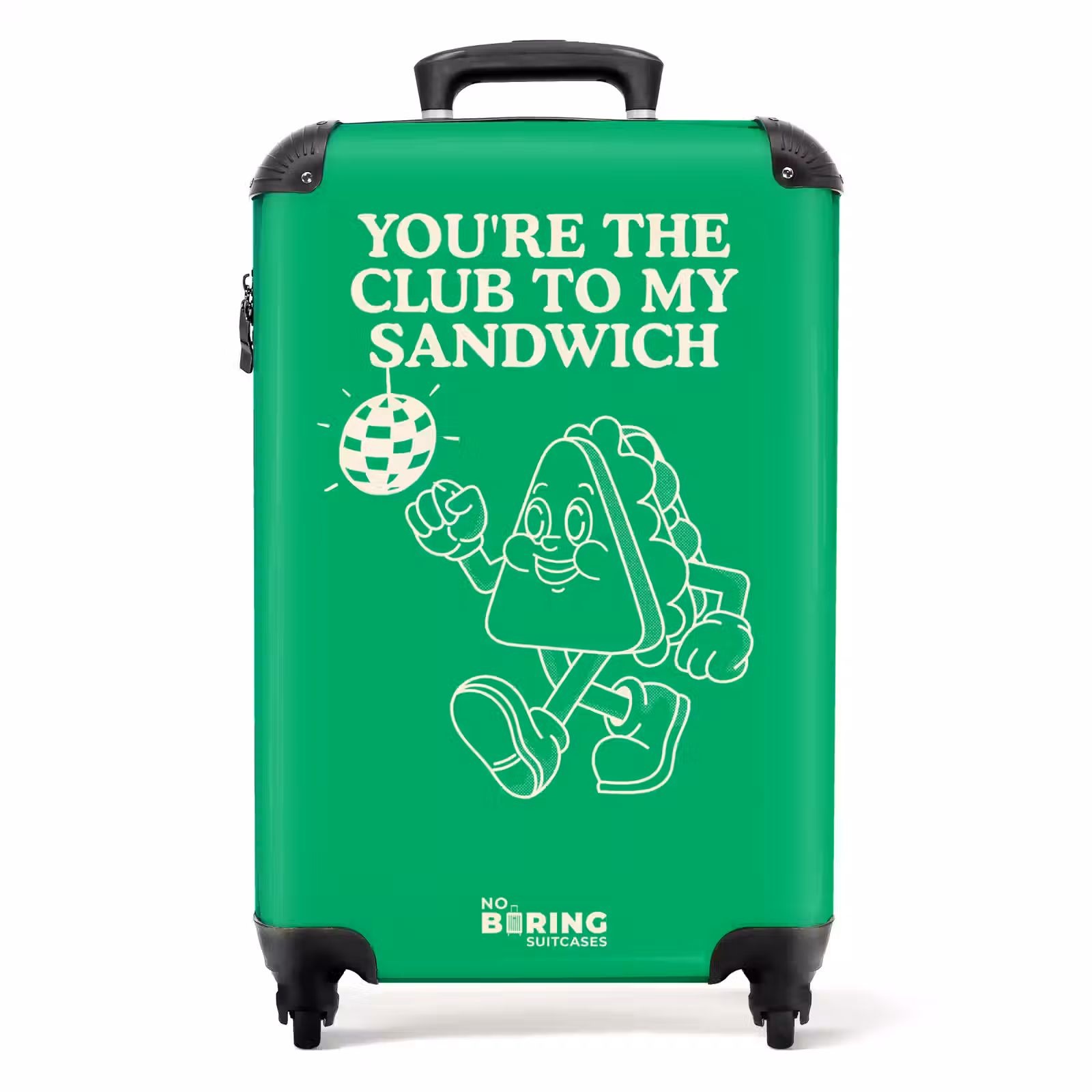 Koffer - Sandwich - Groen - discobal — 1