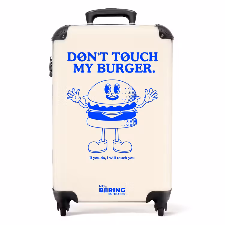Koffer - Burger - Blauw - Wit — 1