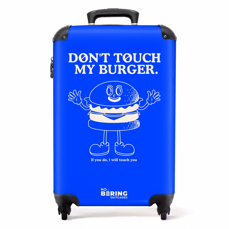 Koffer - Burger - Blauw - Wit — 1